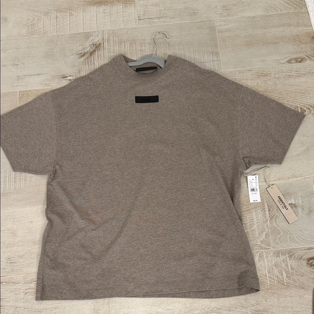 Essentials Fear of God Men's Brown T-Shirt